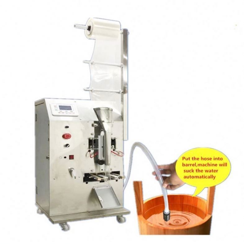 Thiết kế mới 3 bên Seal Máy đóng gói dọc nhỏ Máy đóng gói nước ép tinh khiết tự động