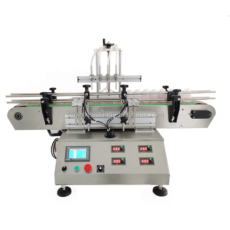 Máy lấp đầy chất lỏng máy tính để bàn tự động dầu thiết yếu nhỏ nước hoa chai lỏng lấp đầy nắp và nhãn máy
