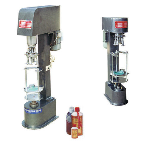 Máy nắp dây thừng bán tự động chính xác cao cho chai rượu vang rượu whisky Nắp nhôm