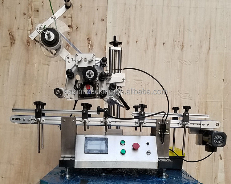 Máy ghi nhãn tự động máy tính để bàn bề mặt phẳng hộp nắp chai