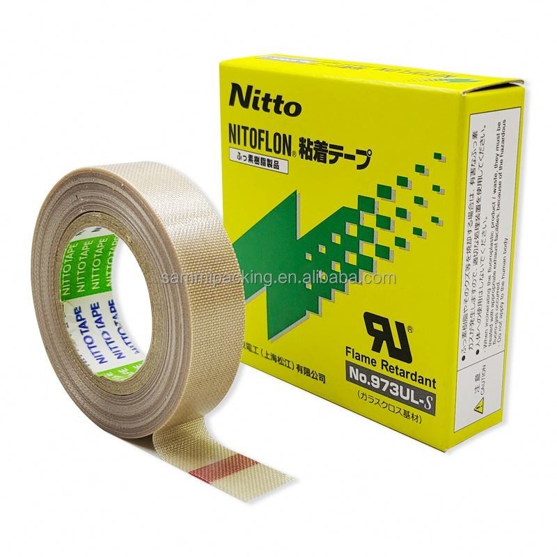 Nitto 973UL Nitto 903 PTFE băng sợi thủy tinh băng phim để niêm phong Nitto băng 0.13mm × 13mm × 10m 973UL-S