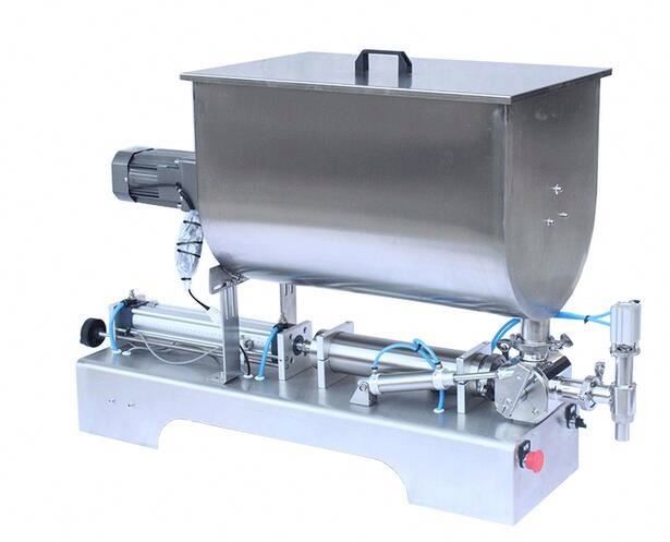 Sauce Bean Paste Liquid Paste Filling Machine với Mixer U Type Hopper