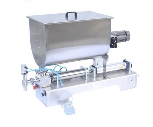 Sauce Bean Paste Liquid Paste Filling Machine với Mixer U Type Hopper