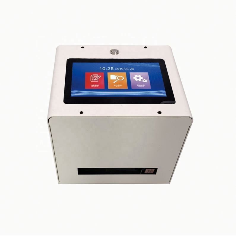 Túi nhựa chai máy tính để bàn Static Manual Mfg Exp Digital Bar QR Date Code Inkjet Printer Thời hạn sử dụng