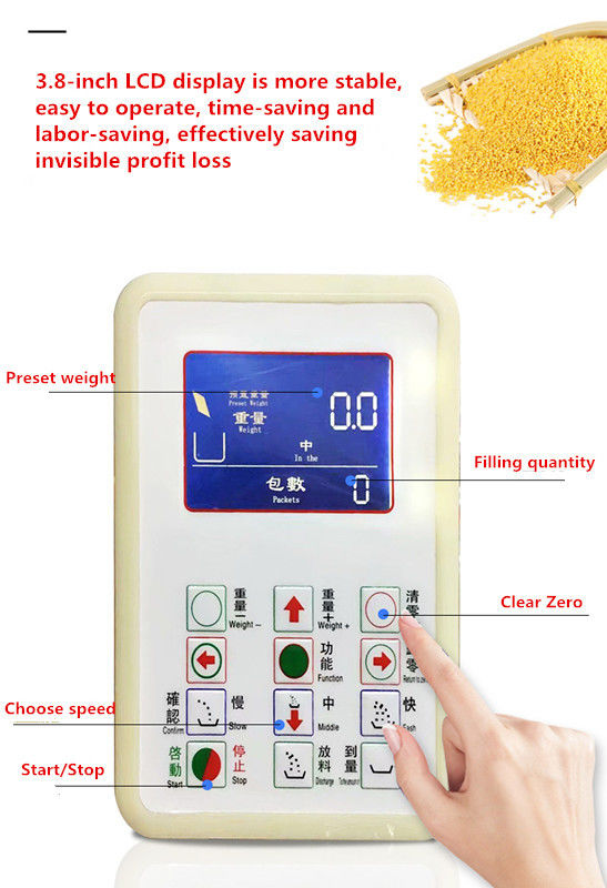 Máy chứa bột bán tự động 100-2500g để đóng gói cà phê và gia vị thuận tiện