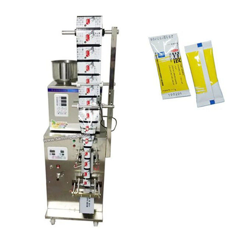Máy đóng gói túi trà điện bán tự động thép không gỉ và bột lấp đầy với các thành phần lõi động cơ đáng tin cậy