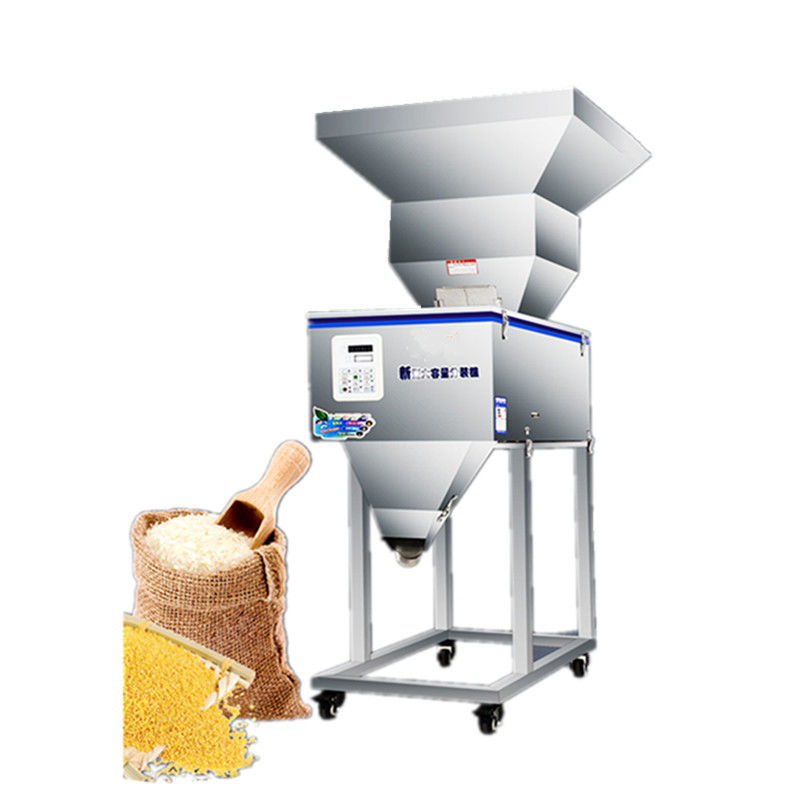 Máy nạp hạt / bột / gạo / cà phê / gia vị bán tự động 100-3000g với kênh lớn