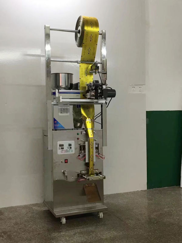 Máy đóng gói túi trà điện bán tự động thép không gỉ và bột lấp đầy với các thành phần lõi động cơ đáng tin cậy