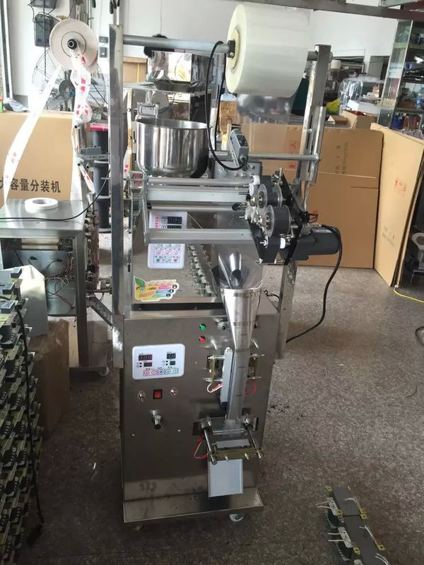 Máy đóng gói túi trà điện bán tự động thép không gỉ và bột lấp đầy với các thành phần lõi động cơ đáng tin cậy