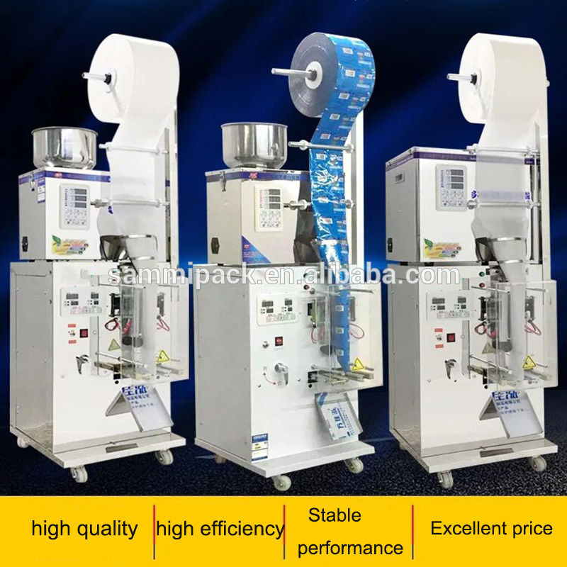 Nhiều chức năng Granule gia vị đường túi trà đóng gói hình dáng dọc điền con dấu máy