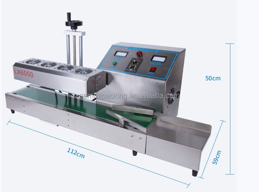 LX-6000A/6000H Ống niêm phong cảm ứng cho thùng dầu và chai mật ong Ventilator làm mát ép bao gồm