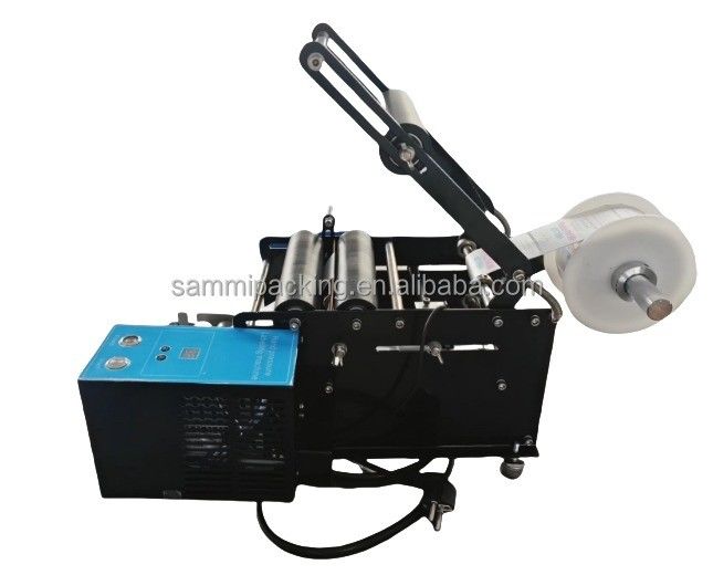 Bao bì gỗ Máy dán nhãn loại thông minh cho lon lon rượu vang và chai tròn
