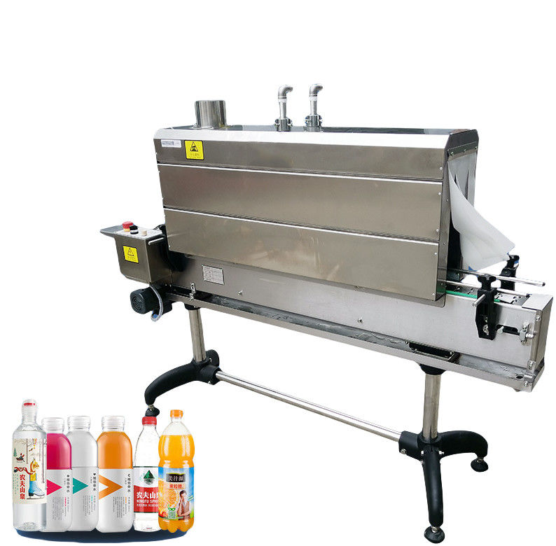 Máy sưởi tự động Chai co lại Máy dán nhãn thu nhỏ ứng dụng ống tay áo với đường hầm hơi nước