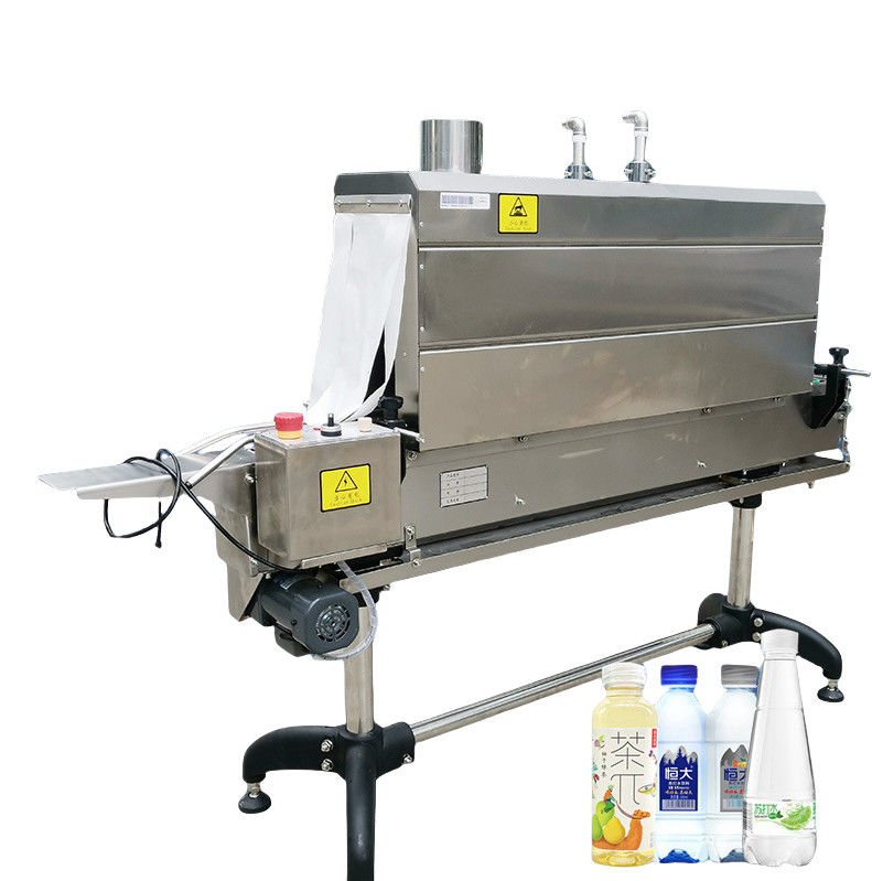 Máy sưởi tự động Chai co lại Máy dán nhãn thu nhỏ ứng dụng ống tay áo với đường hầm hơi nước