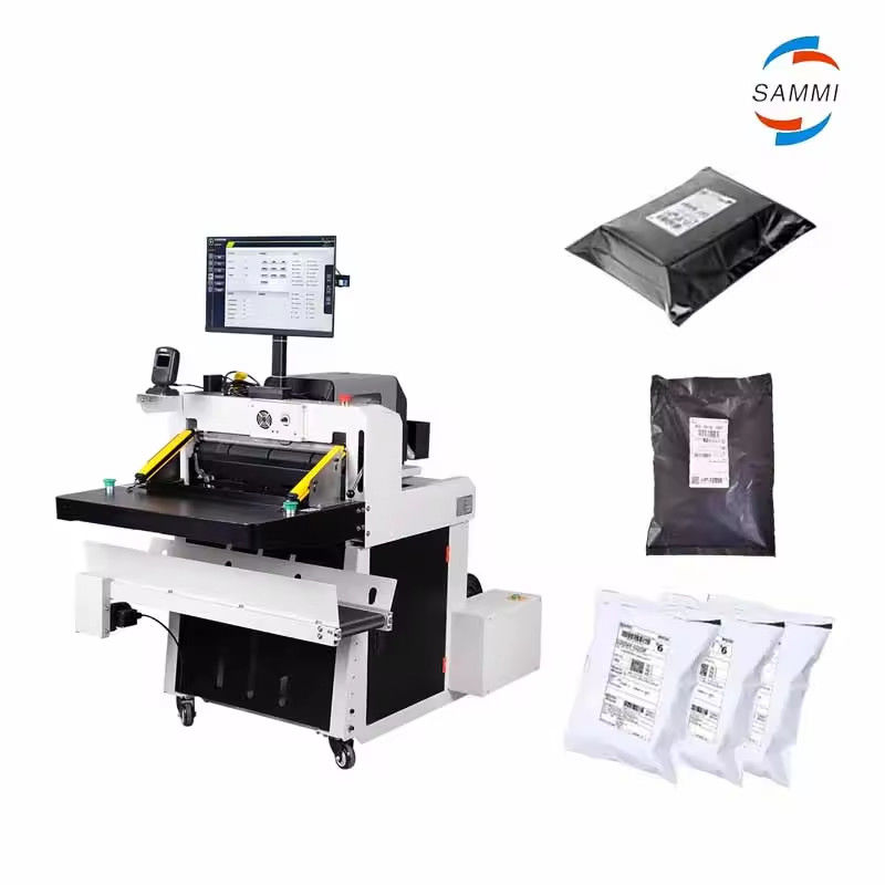 DFD-50I túi niêm phong và dán nhãn Máy đóng gói túi Express tự động Ecommerce Hệ thống đóng gói túi Máy đóng gói Auto Bagger