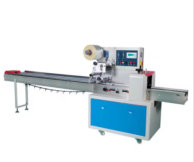 Máy đóng gói gói tự động theo dòng chảy theo chiều ngang Ice Cream Lolly Popsicle Packaging Machine