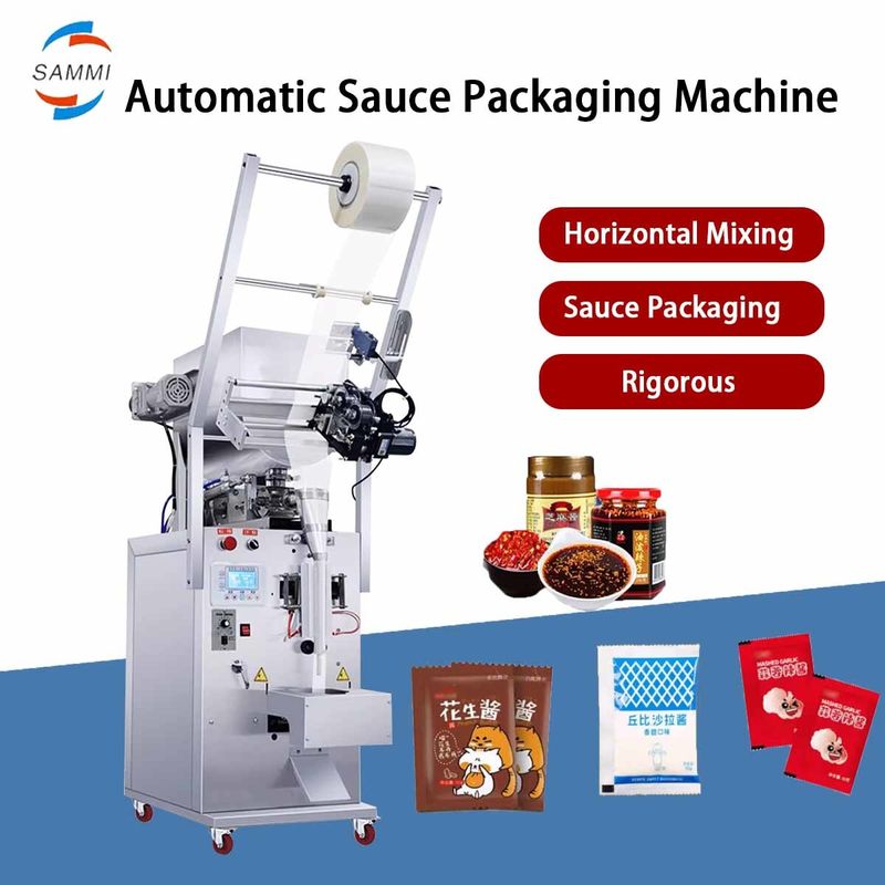 Máy đóng gói túi kem Jam Liquid Essence Sample Cosmetic Hand Skincare Cream Sachet Packing Machine với máy in ngày