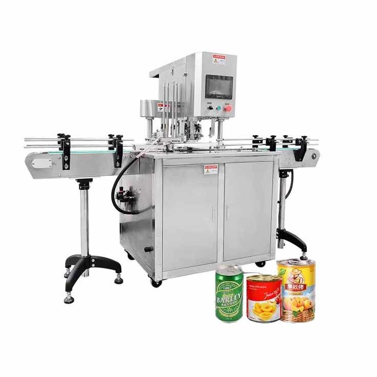 Máy đóng nắp và niêm phong tự động trên mặt bàn cho lon thiếc sữa bột, sơn, đồ uống, thực phẩm, cá mòi, cá ngừ