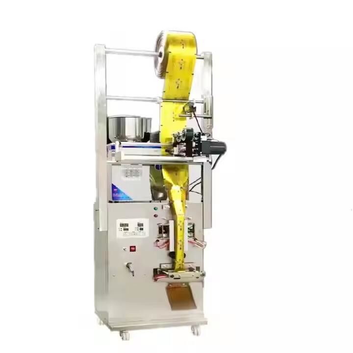 Máy đóng gói bột trà Giá nhà máy Máy đóng gói sachet cà phê muối đường với bộ mã tem nóng
