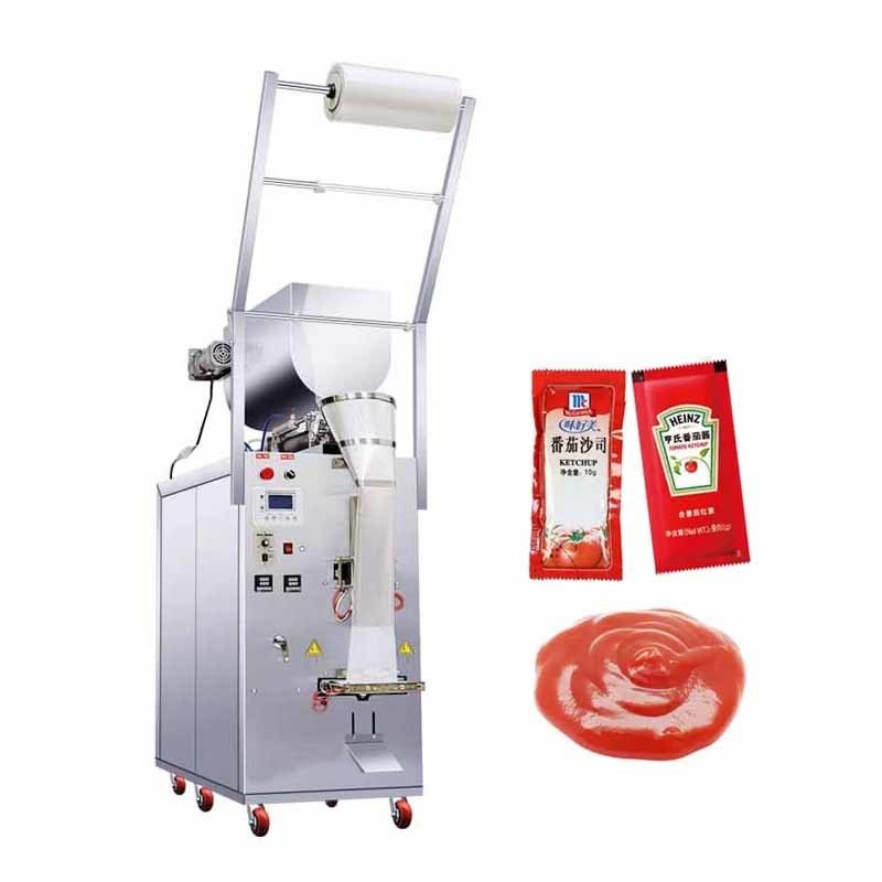 Máy đóng gói túi cà chua nhiều chức năng tự động Khăn cà chua chất lỏng Ketchup Khăn cà phê với giá cạnh tranh