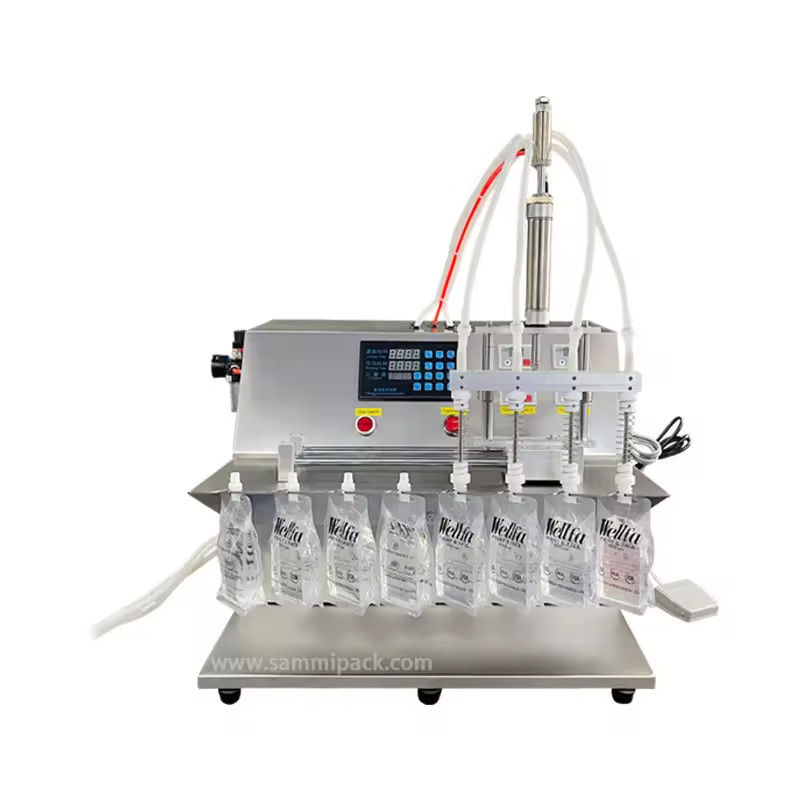 Máy nạp túi xi-rô tự động tốc độ cao Máy đóng gói túi mật ong Máy nạp và nắp chất lỏng