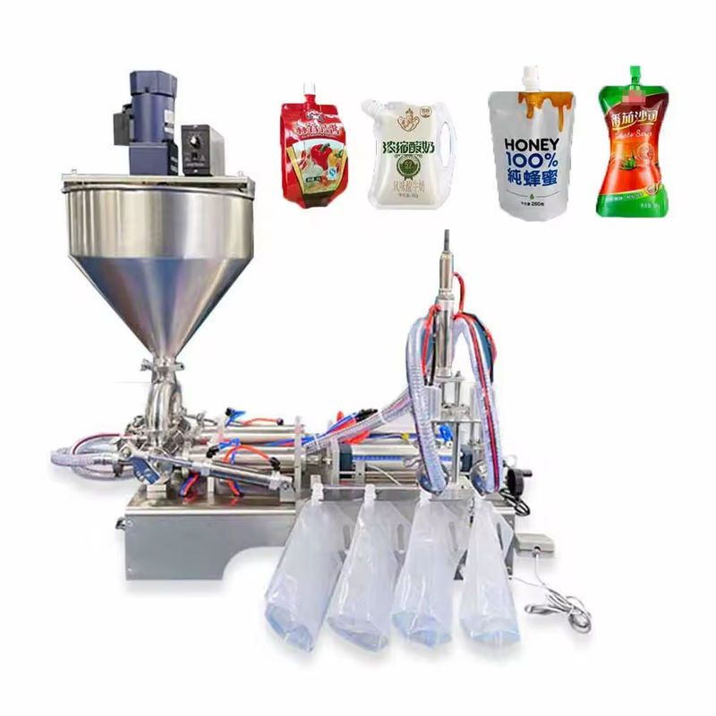 Máy nạp chất lỏng máy tính để bàn túi nhỏ túi nước thảo dược nước sốt túi nạp máy