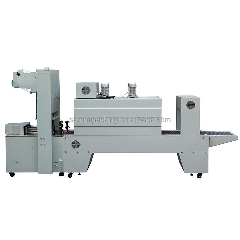 BZJ5038B Semi-Automatic sleeve wrapper và BSE5040A Plastic PE Film Heat Tunnel Shrink Packaging Machine