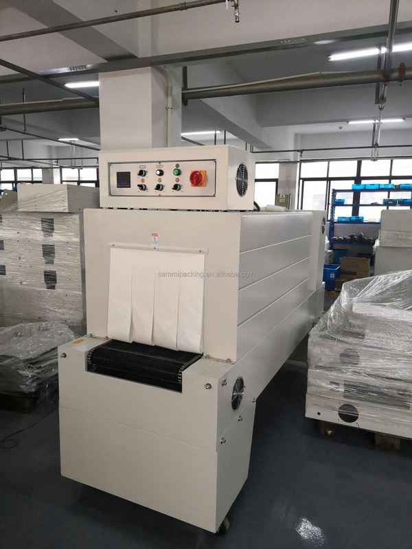 BZJ5038B Semi-Automatic sleeve wrapper và BSE5040A Plastic PE Film Heat Tunnel Shrink Packaging Machine