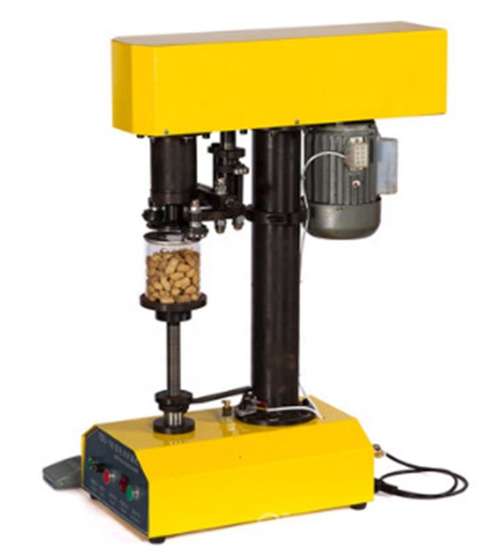 Hot bán TDFJ-160 thực phẩm lon nhựa bình chứa nhôm bia Tin Can nắp có thể Máy niêm phong