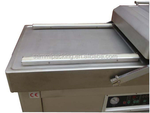 Máy đóng gói hút chân không buồng đôi DZ500/2SB cho hải sản, thịt, gà, đậu phụ, cá, lạc