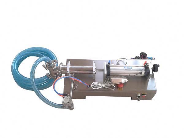 Máy chiết rót chất lỏng bán tự động giá tốt nhất, chiết rót dầu, Máy chiết rót piston khí nén 10-100ml, 30-300ml, 100-1000ml