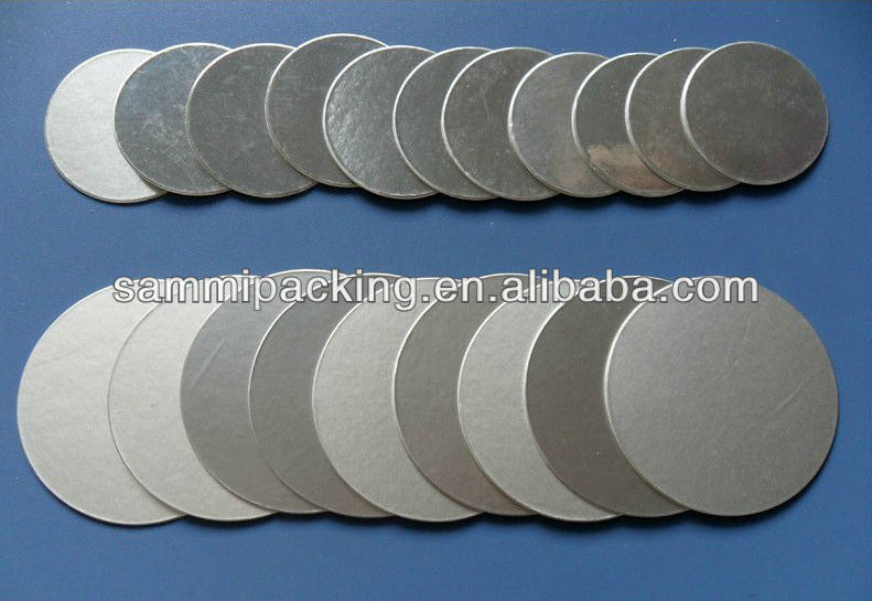 Lớp lót niêm phong bằng lá nhôm cảm ứng nhiệt chất lượng tốt để xuất khẩu cho chai PP/PET/PE/Thủy tinh