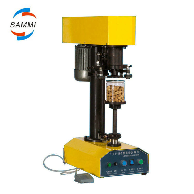 Máy hàn kín chai PET Tdfj-160 có bảo hành 100% / Máy đóng nắp lon / Máy hàn lon cho lon thiếc