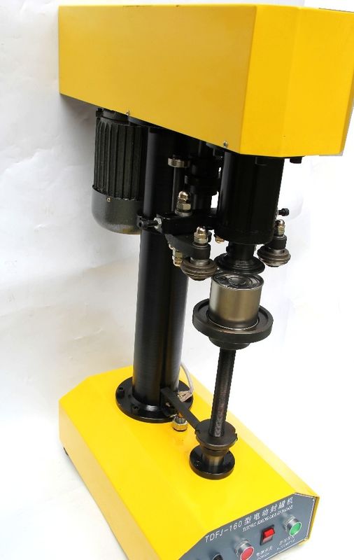Máy hàn kín chai PET Tdfj-160 có bảo hành 100% / Máy đóng nắp lon / Máy hàn lon cho lon thiếc