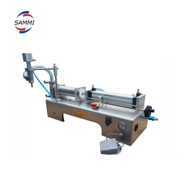 Máy nạp chất lỏng và hóa chất khí nén mới Máy nạp dung lượng piston bán tự động cho nước uống dầu tình trạng sử dụng