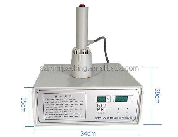 Máy hàn kín cảm ứng di động DGYF-500B / Máy hàn kín màng nhôm / Máy hàn kín chai cảm ứng