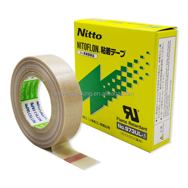 Băng keo PTFE NITTO 973UL 13mm19mm Te Flon Silicone Chịu Nhiệt Độ Cao Chống Nóng Chịu Nhiệt