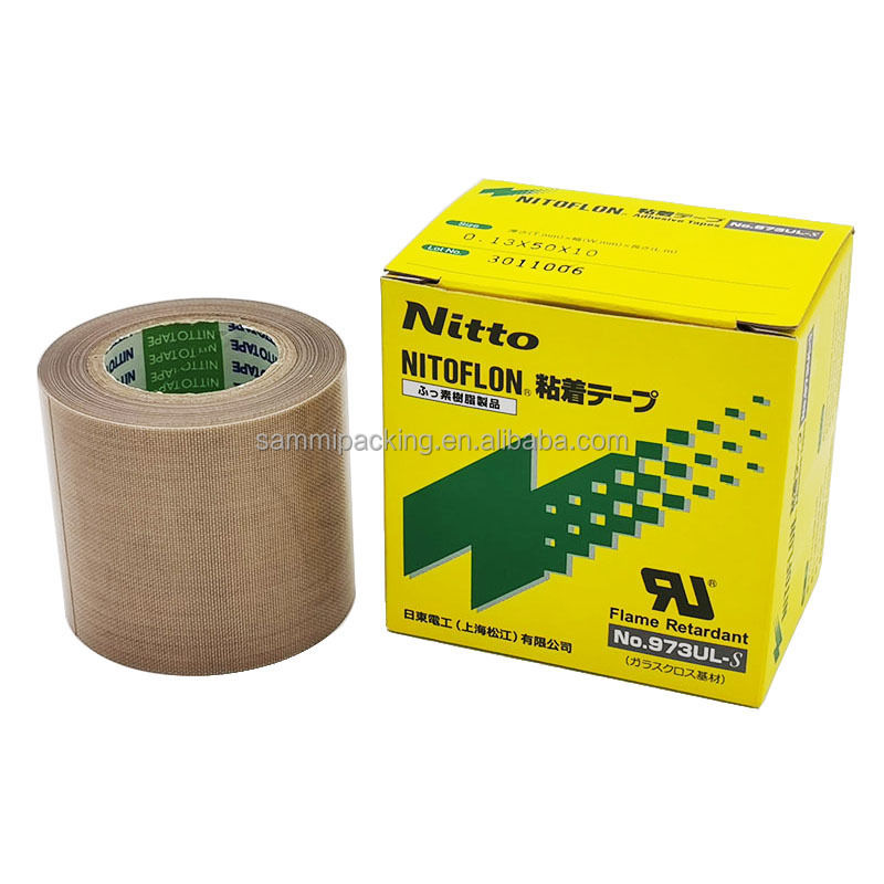 Fluoroplastic Lớp vải thủy tinh bão hòa Nitto Denko Nitoflon 973UL-S PTFE phim dán băng
