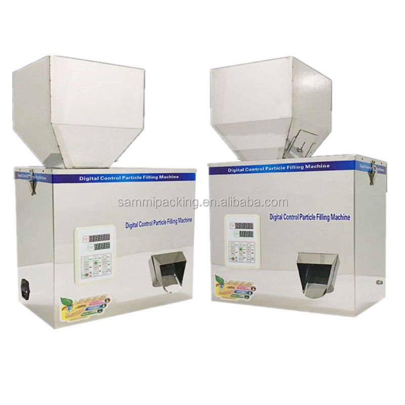 Máy chiết rót dạng hạt 5-500g Máy đóng gói lá trà Máy chiết rót bột hạt Máy cân gạo Hạt vừng Thảo mộc