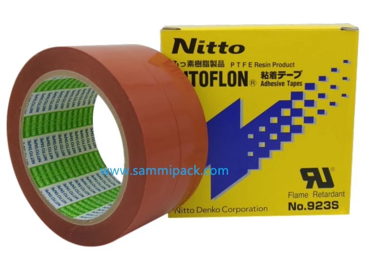Dây băng phim PTFE nguyên bản Nitto Denko Nitto 923S Dây băng chống nhiệt độ cao cho máy làm mỏng