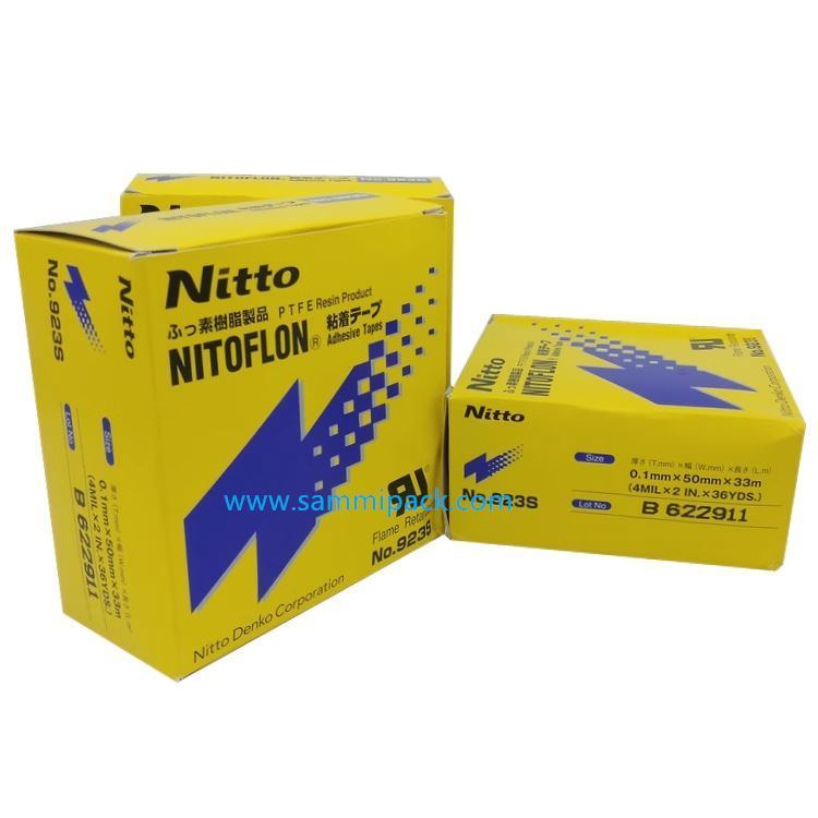 Dây băng phim PTFE nguyên bản Nitto Denko Nitto 923S Dây băng chống nhiệt độ cao cho máy làm mỏng