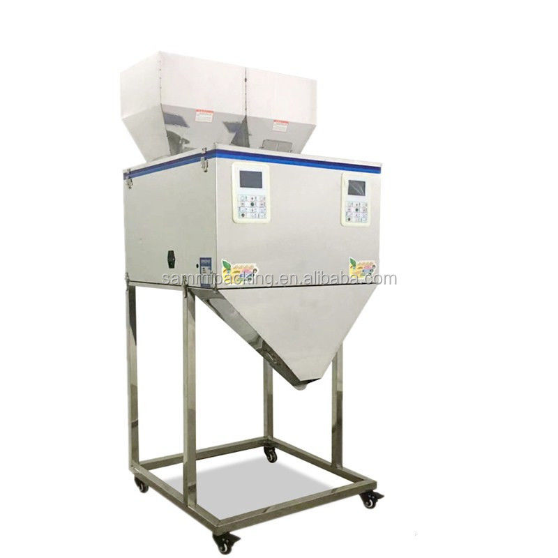 Máy điền bột chất lượng cao 50-5000g Máy đóng gói hạt trà tự động Đánh nặng Máy đóng gói chất đầy