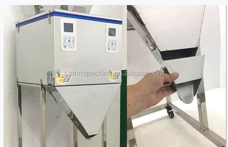 Máy điền bột chất lượng cao 50-5000g Máy đóng gói hạt trà tự động Đánh nặng Máy đóng gói chất đầy