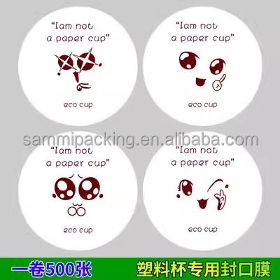 Màng dán miệng ly bán chạy nhất cho ly giấy nhựa đựng nước ép, trà sữa