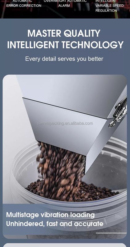 Máy chiết rót bột hạt bán chạy năm 2025 Máy chiết rót cân định lượng túi trà đậu hạt với cảm biến cho thùng phuy