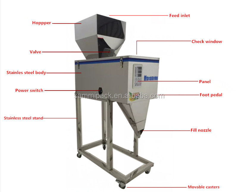 Giá bán buôn rẻ FZ-999 Máy cân và chiết rót với Bàn đạp chân Dễ vận hành