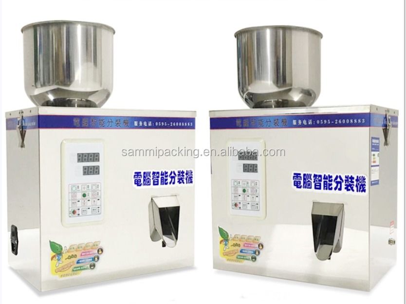 Máy đóng gói chiết rót thuốc muối bán tự động 2-200g với động cơ hiệu quả cho ứng dụng hóa chất dạng bột hạt và đồ uống