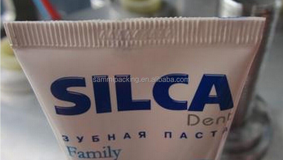 Semi tự động tay siêu âm mỹ phẩm phao kem đánh răng nhựa mềm ống niêm phong Máy niêm phong ống đuôi niêm phong