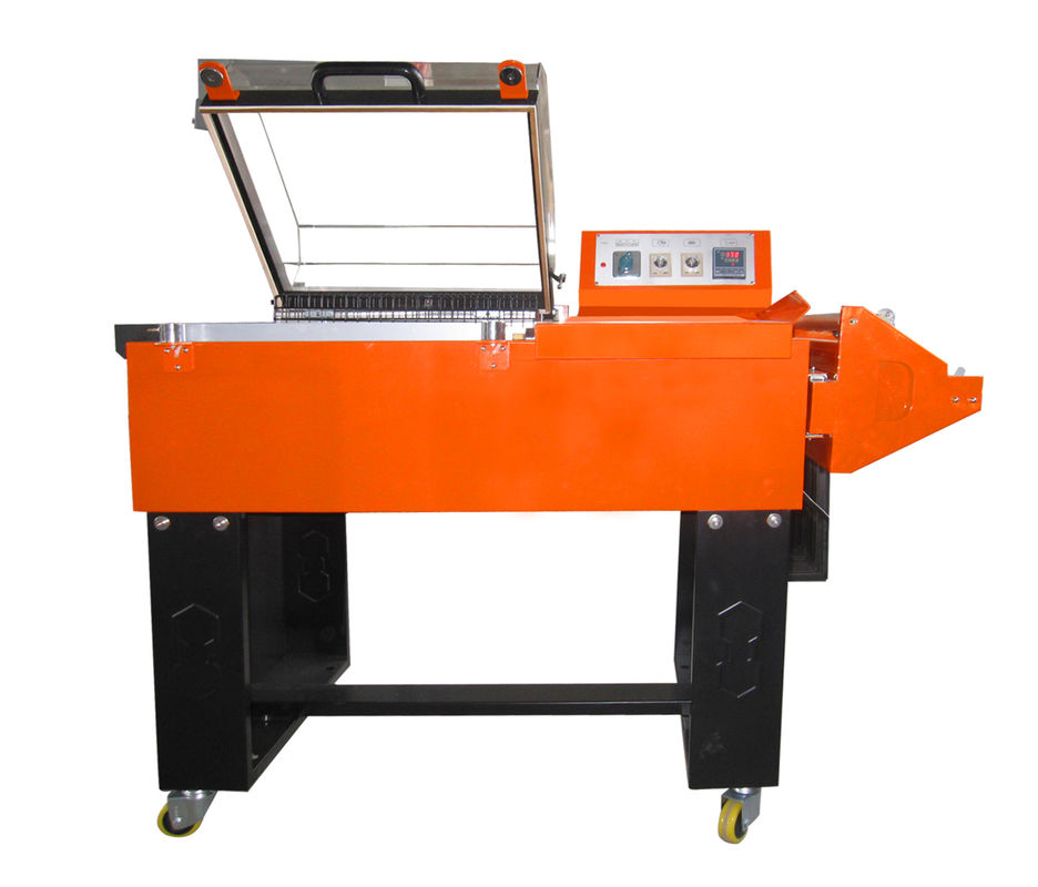 Giá nhà máy FM5540 Máy đóng gói giảm nhiệt 2 trong 1 L Bar Electric Integrated Sealing Cutting with PE Film Material