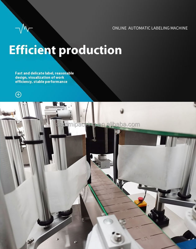 Máy dán nhãn hai mặt để bàn cho chai vuông Máy dán nhãn tự động chai nhựa tròn phẳng chai thủy tinh với băng tải